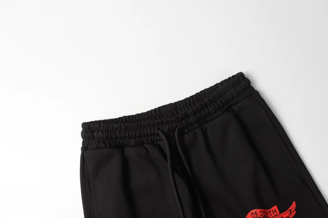 Saint Michael series of fashionable casual long sweatpants Style number: 243P190 Color: Black Size: S M L XL
